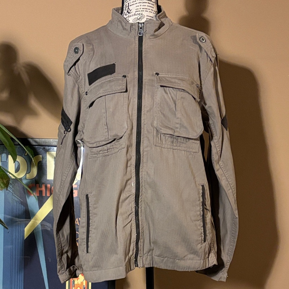 Women’s Military Style Field Jacket in Tan